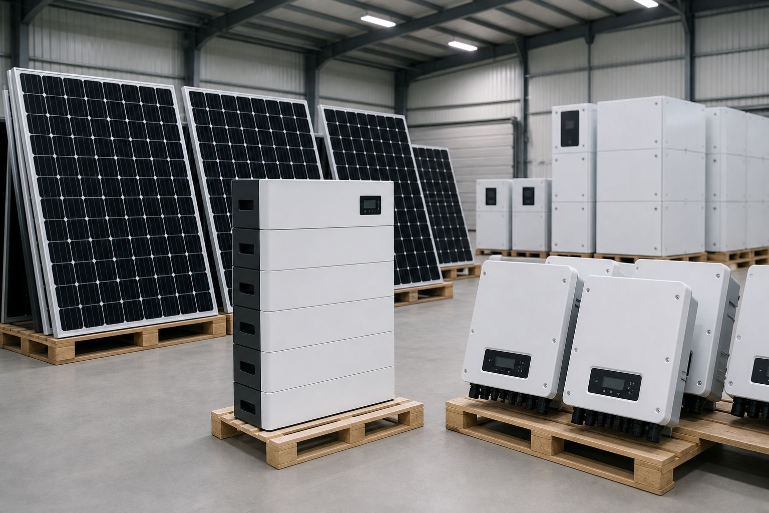 Renewable energy products supply